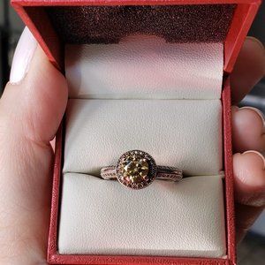 Sterling Silver Canary Ring From Berricle